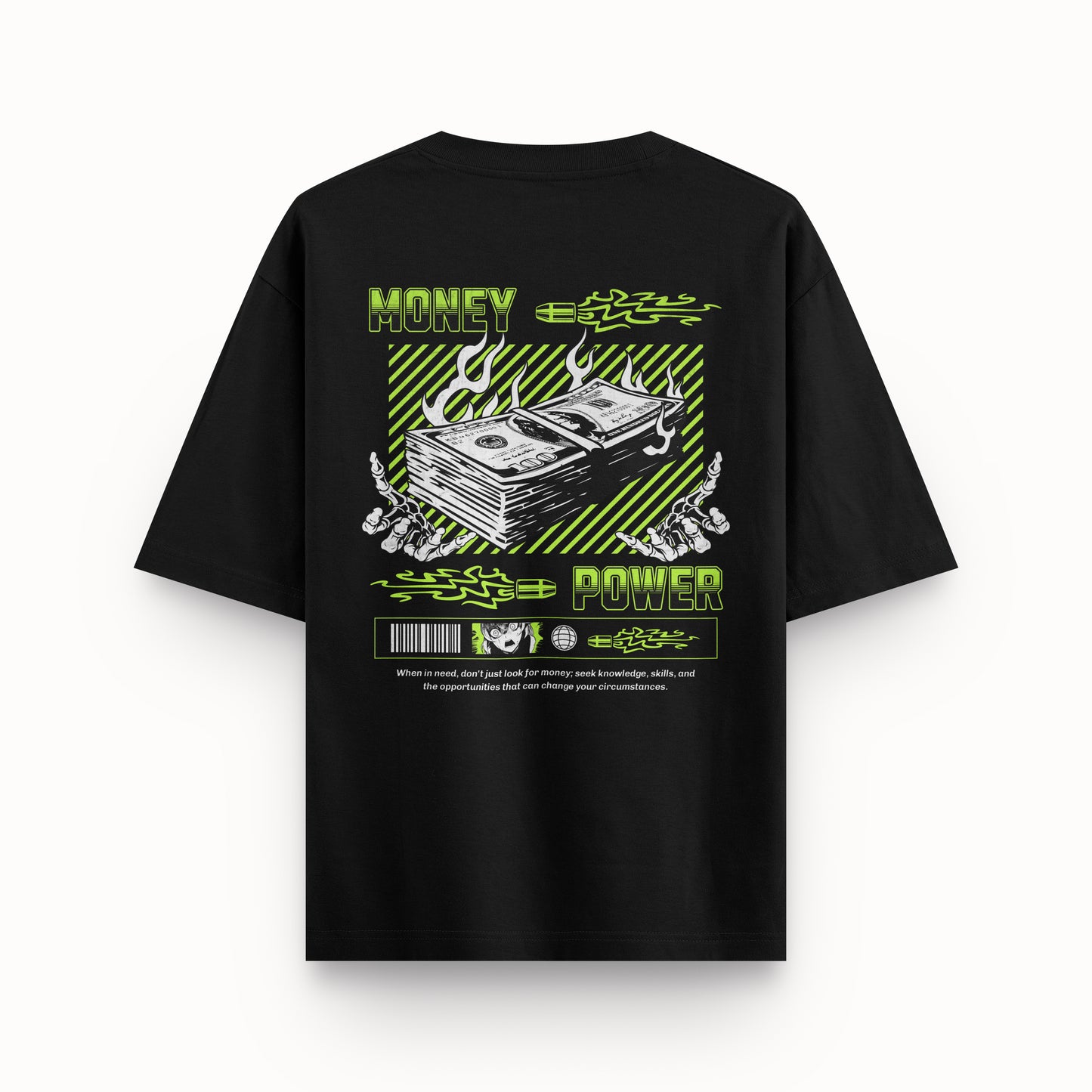 Money Power - Oversized  T-Shirt
